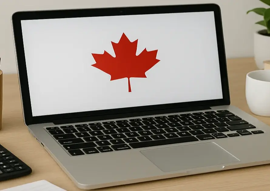 A picture of a laptop representing seo cost in canada