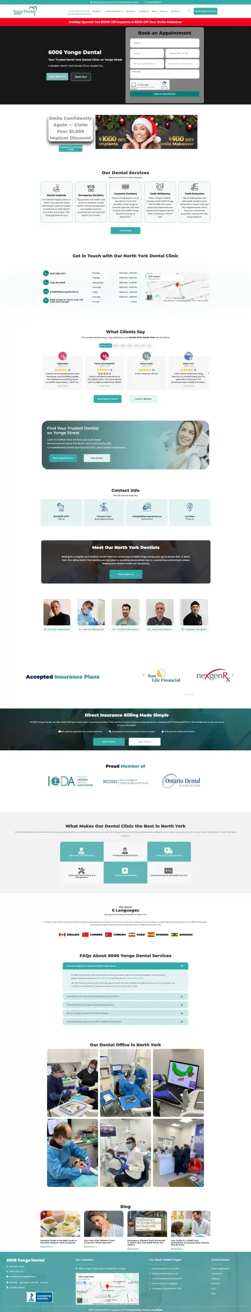 dental web design 6006yongedental