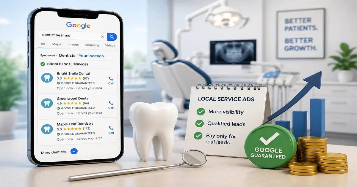 Local service ads for dentists