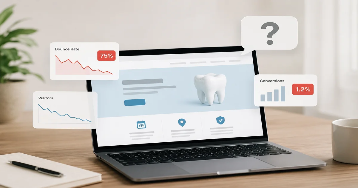 dental website conversion rate