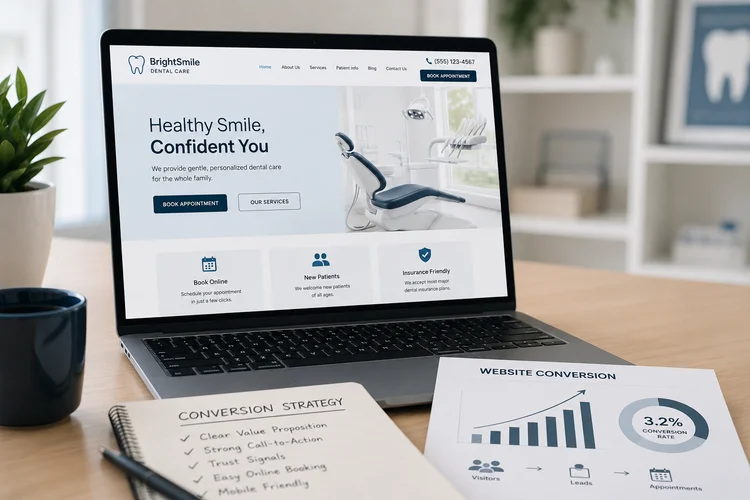 dental website CRO